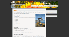 Desktop Screenshot of chadlindstrom.ca